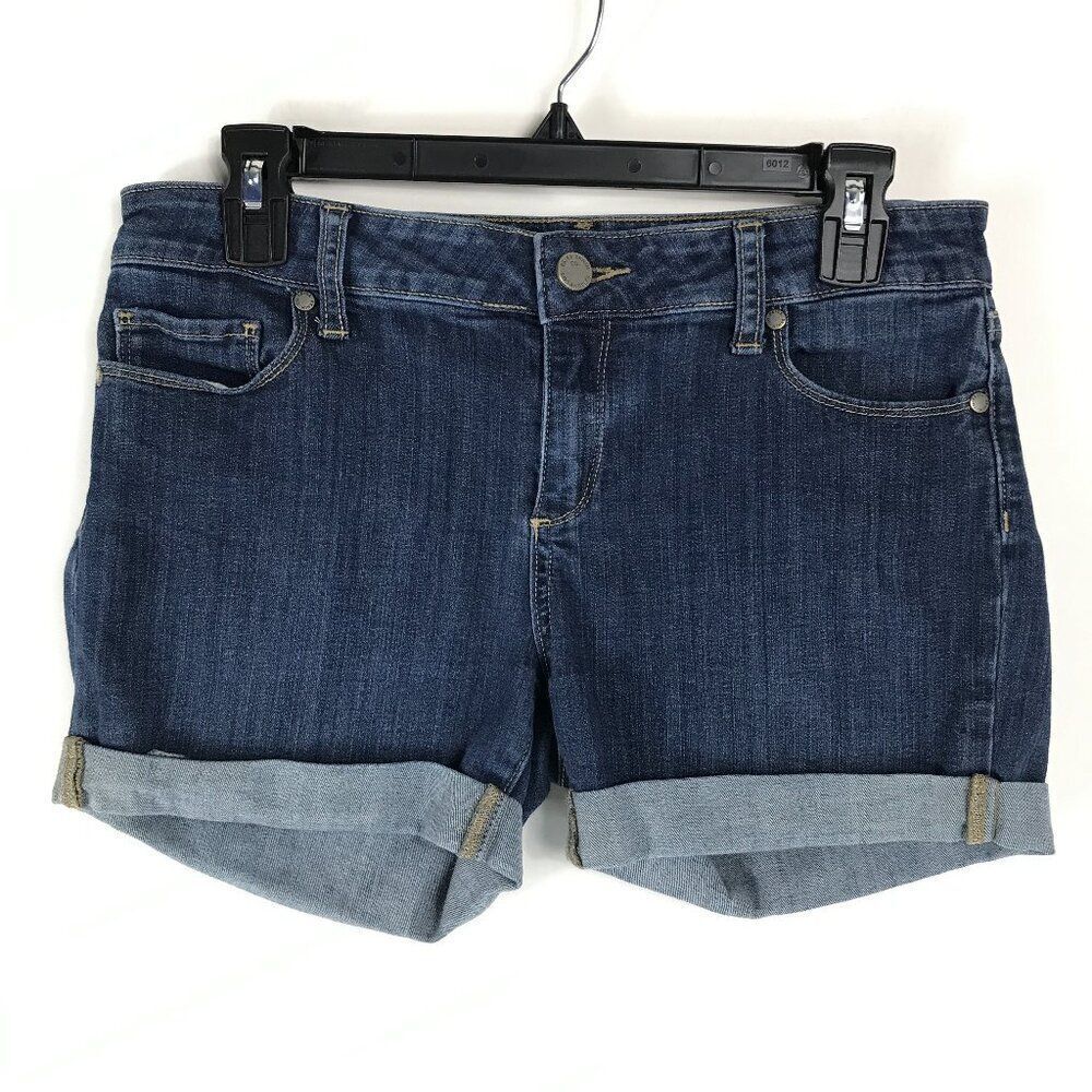 Paige Cutoff Denim Shorts Women's Size 28 Stretch Pockets Summer Casual